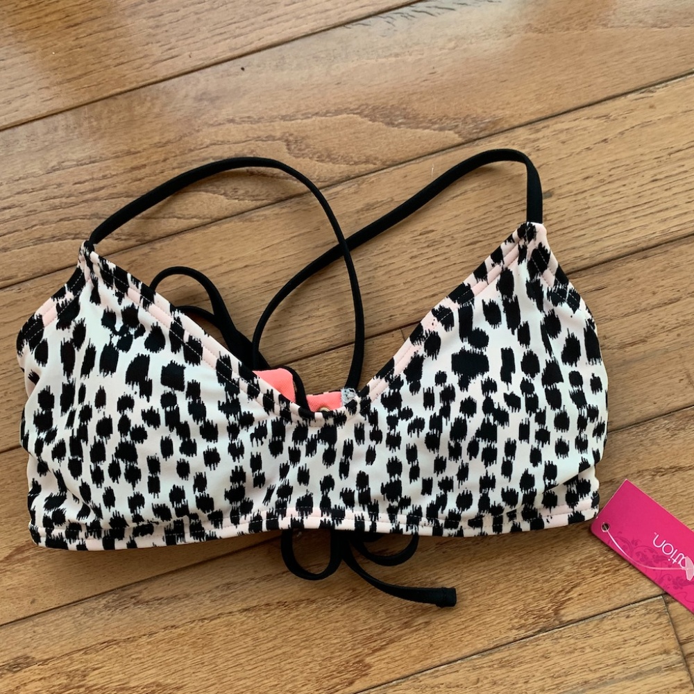 Xhilaration Animal Print Bikini Top